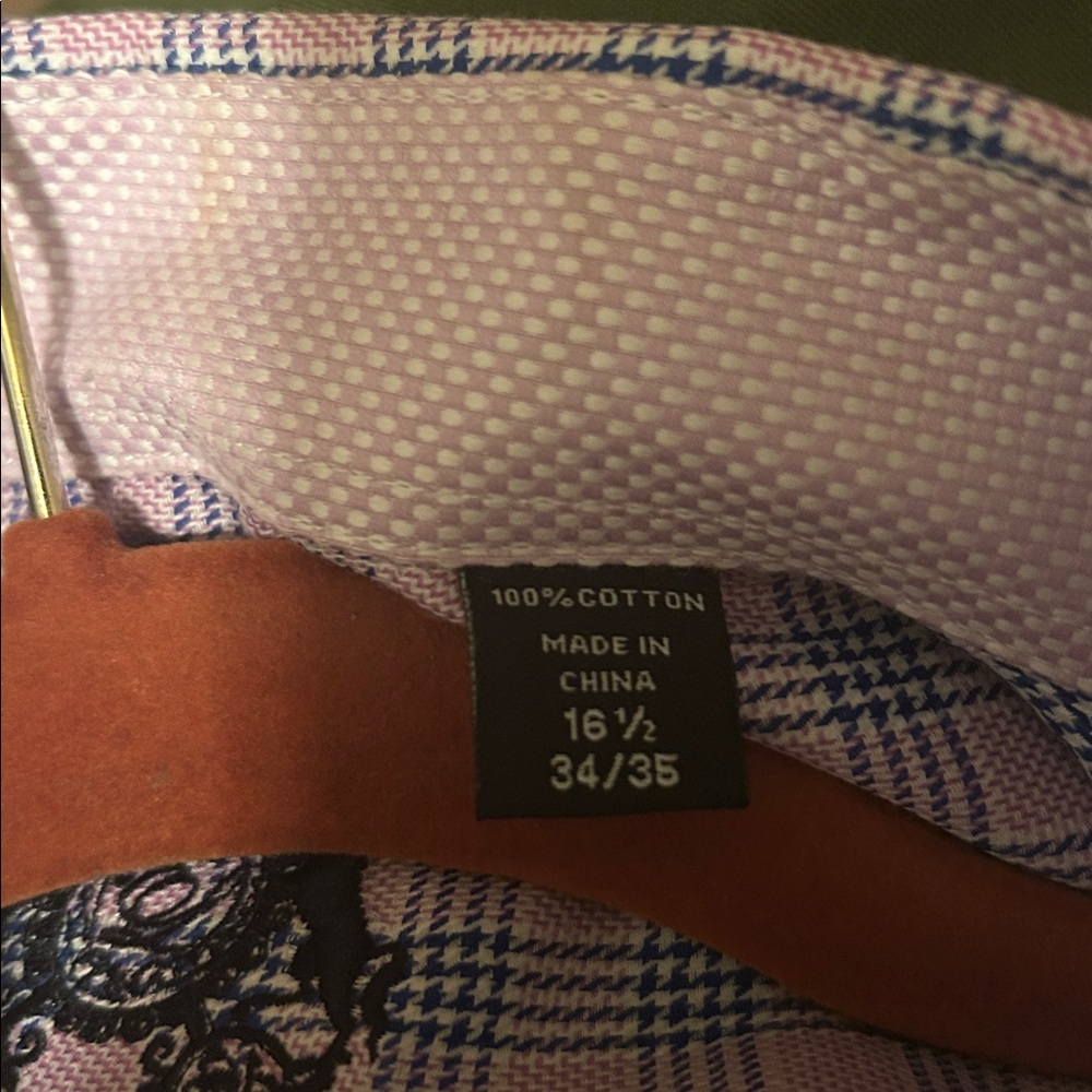 English Laundry dress shirt neck size 16 1/2, sleeves size 34/35 - Picture 9 of 9